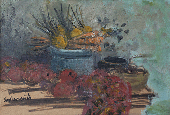 Stilllife with carrots and onions